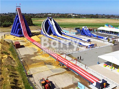 0.55mm PVC Giant Commercial Grade Inflatable Super Slide , The World Largest Slide BY-GS-006